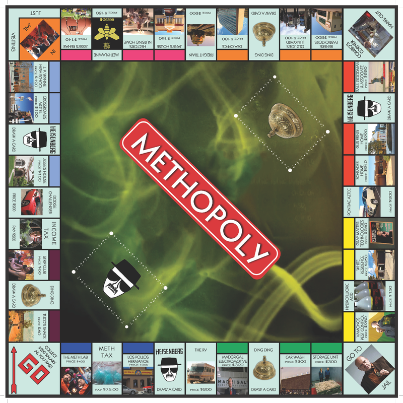 Illustration for article titled Methopoly lets you play Breaking Bad at home without ruining your entire life
